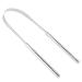 NATUDOCO Multi Scraper Tongue Cleaner | Professional Bad Breath Tool | Comfortable Domestic Care (Silver) - Buy Online on GoSupps.com