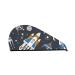 Microfiber Hair Drying Cap Space Cars Hair Towel Cap Soft Absorbent Hair Towel Towel Wrap with Button Quick Dry Fast Drying Hair Capsfor Curly Long & Thick Hair