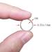 200 PCS Hair Braid Rings | Hair Hoops Clips for Women & Girls | Dreadlocks Accessories in Gold & Silver - Buy Online on GoSupps.com