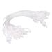 Bibs 20 Pieces Disposable Bib Holder Comfortable and Durable Safe for Care (White)