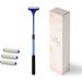 EASACE Mini Lotion Applicator Lotion Brush Cosmetics Applicator Body Care skin Care tool with 3 replacement heads Easy to Carry (blue) - Buy Online on GoSupps.com