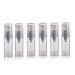 erioctry 5 ml Airless Pump Bottle-Empty Refillable Airless Vacuum Pump Cream Lotion Bottle Travel Bottles Toiletries Liquid Container for Cosmetics Makeup Pack of 6 Transparent