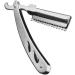 Minkissy Man Folding Razor - Vintage Straight Edge Razor with Interchangeable Blades for Eyebrow Shaping & Hair Clipping - Rustproof Steel - Buy Online on GoSupps.com