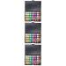 Angoily 3pcs 40 Pearly Colors Makeup Lustre for Eyeshadow Smoky Shadow Cosmetic Eye Ladies Matte Girls