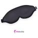 Concave Molded Sleep Eye Mask for Men and Women | 3D Contoured Cup | Blocks Out Light | Soft Comfortable Eye Mask for Relaxation - Buy Online on GoSupps.com