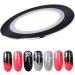 Blogiiup Nail Striping Tape 20m Line Adhesive Nail Sticker Nail Art Strips Sticker Nail Art Line Decoration for DIY Nail Tips (Sliver) Silver - Buy Online on GoSupps.com