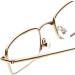Calabria R753 Designer Metal Reading Glasses +2.00 | Gold Trendy Vintage Eyeglasses for Men & Women - International Shipping Available - Buy Online on GoSupps.com