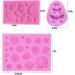 Roses Collection Silicone Fondant Mold - Cake Decoration, Cupcake Topper, Polymer Clay, Chocolate, Soap Making - Pink - Buy Online on GoSupps.com