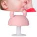 Silicone Mushroom Teething Toy for Infants 4+ Months - Pink - Buy Online on GoSupps.com