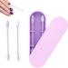 Silicone Cotton Swabs - Reusable Q-Tips for Gentle Cleaning | BPA-Free Washable Mini Swabs in Purple for Kids & Adults - Buy Online on GoSupps.com