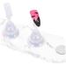 FRCOLOR 2 Sets of Base for Manicure Practice Stand for Painting Press on the Nail Stand Nail Modelling Accessories Nail Art Modelling Accessories Magnetic False Nails Acrylic Base - Buy Online on GoSupps.com