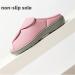 Womens Diabetic Edema Slippers - Adjustable Strap Extra Wide Sandals for Swollen Feet - Pink XS - Buy Online on GoSupps.com