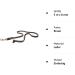 Copcopet Premium Cowhide Dog Leash - 3m x 8mm Soft Tow Leash with Chroma Carabiner - Made in Germany Dog Accessories - Buy Online on GoSupps.com