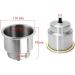 Stainless Steel Boat Cup Holder Inserts (5 Pack) - Marine/RV Camper Drink Holder with Drain - Lucky Seven - Buy Online on GoSupps.com