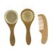FOMIYES 3pcs Bath Brush Set Baby Shower Kit Combs for Kids Beauty Kit Bath Brush Baby Bath Body Brush Skin Exfoliator Brush Baby Bathing Brush Baby Hair Brush Comb Newborn Hair Comb Towel