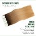 VARIO TAPE Extensions - 100% Natural Real Hair 20 Pieces 50g Dark Brown to Honey Blond 20 Inches | International Shipping Available - Buy Online on GoSupps.com