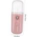 Healeved 3 Sets Humidifier Facial Mister Sprayer Face Handy Sprayer Portable Nano Facial Mister Abs - Buy Online on GoSupps.com