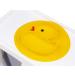Qshare Toddler Plate - BPA-Free Suction Plate for Kids - Yellow Silicone Placemat 9x6x1.4 inch - Buy Online on GoSupps.com