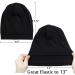 Satin Silk Lined Sleep Cap - 19MM Mulberry Silk & Bamboo Viscose - Black - Buy Online on GoSupps.com