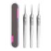 Usiveinborn Blackhead Remover Usiveinborn Tweezers Stainless Steel Facial Blackhead Remover Tweezers Precision Pimple Popper Tool Blackhead Tweezers (3pcs)