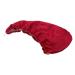 Ipetboom Satin Shower Cap Thicken Outer Satin Headband Miss Claret 54x21cm