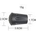 6Pcs 17mm Rubber Antiskid Walking Stick Crutch Cane Bottom Pads Cane Cap Cover Protector Climbing Hiking Trekking Pole Tip Black - Buy Online on GoSupps.com