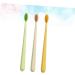Frcolor 3ST Eco-Friendly Toothbrushes | Comfortable Sustainable Dental Brushes with Small Head & Surprise Colors - Perfect for International Shipping - Buy Online on GoSupps.com