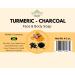 Organic Turmeric Charcoal Soap Bar - Handmade Exfoliating Soap for Men & Women | All Natural & Cold Process | Made in Jamaica - Buy Online on GoSupps.com