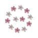 Aysekone 12 Pieces Mini Hair Claw Clips Flower Hair Clips Mini Hair Clips Daisy Hair Clips Flower Clips Barrettes Small Hair Clips Hair Accessories for Women Girls White and Pink White 6 Pieces + Pink 6 Pieces