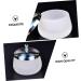 VALICLUD Gobelet Rond Verre D poli pour Dissolvant Vernis Ongles Contenant Liquide pour Manucure Blanc - Buy Online on GoSupps.com