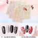 MwooT 288 Pieces Nail Vinyls Nail Stencils Sticker Sheets Set for Nail Art Design Tip Decals 24 Sheets with 96 Designs - Buy Online on GoSupps.com