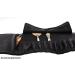 Kosmetex Empty Cosmetic Brush Bag for 11 Brushes - Black Imitation Leather Case with Zip Compartment - Buy Online on GoSupps.com