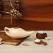Ceramic Neti Pot Dishwasher Safe with 5 Sachets Neti Salt for Sinus - 270 Ml. Capacity -Cream Color - Buy Online on GoSupps.com