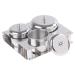 Manicure Container Liquid Powder Cup Crystal Tools Dispensing Container With Lid for Women nail liquid dish