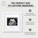 BabySquad Coming Soon Photo Frame 7x7 | Baby Shower & Sonogram Gift | Handcrafted White Wooden Frame - Buy Online on GoSupps.com
