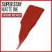 Maybelline Super Stay Matte Ink Liquid Lipstick in Ground-Breaker Maple Leaf Red - 0.17 Fl Oz - Buy Online on GoSupps.com