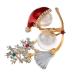 Pin Jewelry Gifts for Women Lovely Enamel Snowman Brooches for Women and Men Rhinestone Snowflake Christmas Brooch Pins New Year Gifts Brooches & Pins