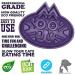 Veterinarian-Designed Large Purple Cat Puzzle Feeder Bowl for Enrichment and Activity - Buy Online on GoSupps.com