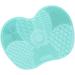 lmoikesz Foundation Concealer Makeup Brush Cleaning Mat Home Hotel Dress Room Eyebrow Pen Silicone Washing Pad Beauty Supplies Green - Buy Online on GoSupps.com