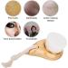 Manual Facial Brush with Wooden Handle | Gentle Exfoliating Scrub for Sensitive Skin - Buy Online on GoSupps.com