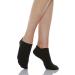 RELAXSAN 560S Diabetic No Show Socks - Breathable Low Cut Socks for Sensitive Feet - Cotton and Crabyon Blend - 6 Black Pairs - Buy Online on GoSupps.com