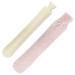 Extra Long Hot Water Bottle with Soft Plush Cover Rubber Hot Water Tube for Shoulder and Neck 76cm x 13 cm Wearable Waist and Tummy Warmer with 5 Screw Thread Stopper / 2L (Pink)