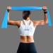 Professional 8 Yards Bulk Resistance Bands Rolls - Non-Latex Elastic Stretch Bands for PT Yoga Pilates & Home Workouts - 5 ft Blue Medium - Buy Online on GoSupps.com