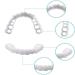 Denture Teeth Veneer Set - Natural Shade Fake Cover for Upper and Lower Jaw - Men Women Braces - Confidence-Boosting Smile Fix | 4PCS - Buy Online on GoSupps.com