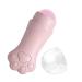 Jade Face Roller Puffiness Reducing Roller Facial Roller Skincare Roller Cat Claw Facial Skin Massager Roller Jade Stone Skin Care Tool Relaxing Jade Roller for Skin Pink