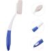 Housoutil Long-Handled Foot Exfoliator Volcanic Stone Bending Foot Exfoliator to Remove Dead Skin Calluses Feet Scrubber Foot Pumice for Dead Skin Foot Files Plastic Scraper White Body - Buy Online on GoSupps.com