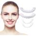 4 Pairs Teeth Simulation Teeth Whitening Kits Fake Veneers - Perfect Braces & No Pain Whitening Alternative 4Top+4Bottom With Box - Buy Online on GoSupps.com