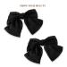 Large Black Hair Bow Clips - Set of 2 | Alligator Hair Accessories for Women & Girls - Buy Online on GoSupps.com