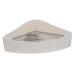 VANZACK Small Pet Ceramic Toilet Bunny Litter Tray Bunny Pet Toilet Small Pet Cage Supply Hamster Potty Cat Litter Boxes Rabbit Training Potty -Fall Bunny Potty Cat Toilet Bunny Toilet 24x18.5cm White