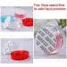 Great Foru 20pcs Transparent Pink Mini Containers & Spatulas for Cosmetics Lip Balm Nail Art - 3G/3ml Plastic Crucibles for Travel - Buy Online on GoSupps.com